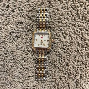 Two tone Michele Milou watch